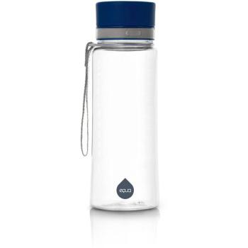 Equa Plain sticlă pentru apă culoare Blue 600 ml