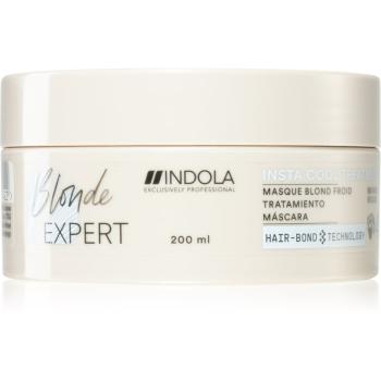 Indola Blond Expert Insta Cool masca de par hranitoare pentru nuante inchise de blond 200 ml