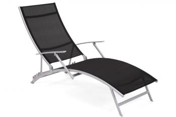 Zahradní lehátko ocel / textil