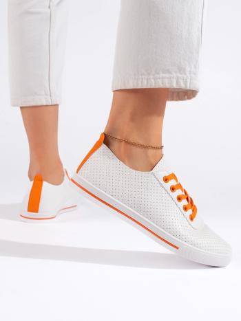 Adidași albi confortabili pentru femei