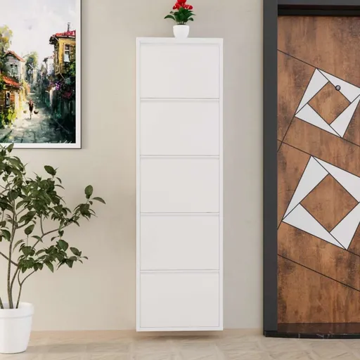 Pantofar, Hanah Home, 5 Piece Metal, 50x169x15 cm, Metal, Alb