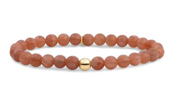 Sparkling Jewels Brățară cu mărgele cu piatra soarelui SBG-GEM58-ADD-6MM
