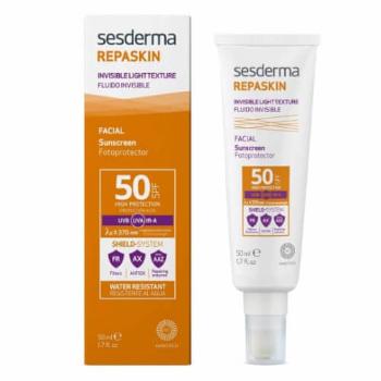 Sesderma Fluid pentru piele cu fotoprotecție invizibil SPF 50 Repaskin (Invisible Light Texture Facial Sunscreen) 50 ml