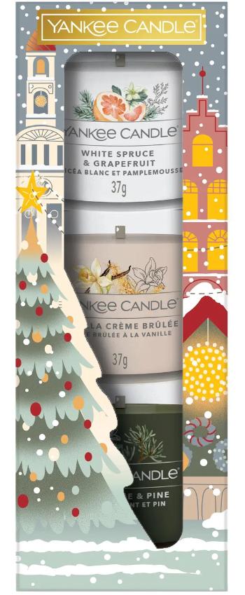 Yankee Candle Set cadou de lumânări votive în sticlă 3 buc