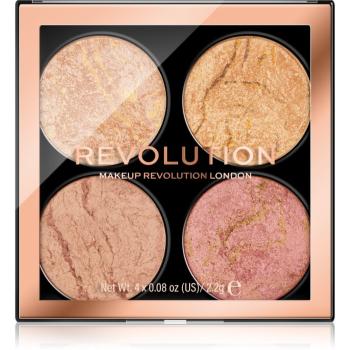 Makeup Revolution Cheek Kit paletă de farduri pentru obraji culoare Fresh Perspective 4 x 2.2 g