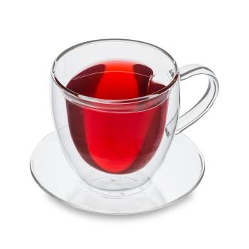 Feelino Pahar | 400 ml | Dublu perete | Sticlă borosilicată de înaltă calitate | Unic