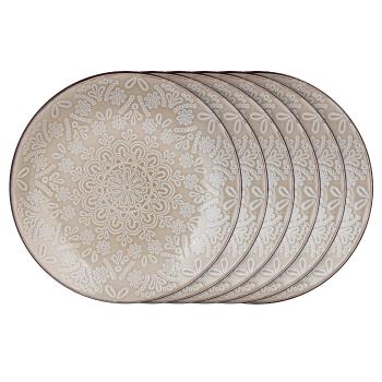 Set de farfurii pentru desert Banquet Shape  21,3 cm, 6 buc.