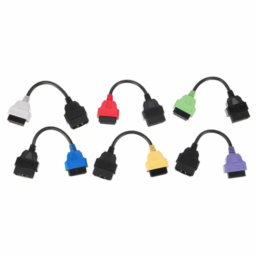 Sixtol Set de reducții OBD-II FiatECUScan pentruautoturisme MECHANIC CABLE SET 3, 6 buc.