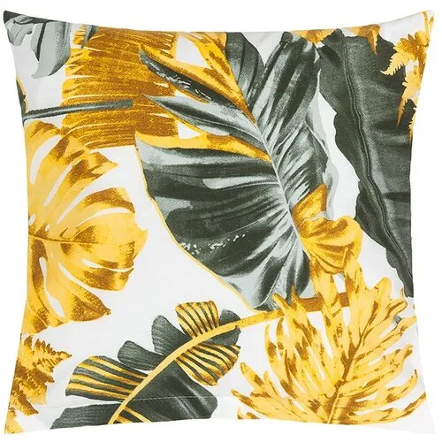 Bellatex Husă pentru pernă Frunză de palmieraurie, 40 x 40 cm