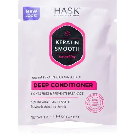 HASK Keratin Protein Smoothing Deep Conditioner balsam profund hrănitor pentru par degradat sau tratat chimic 50 ml
