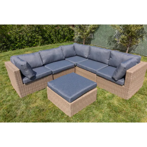 Set mobilier premium de gradina, Kansas, rattan