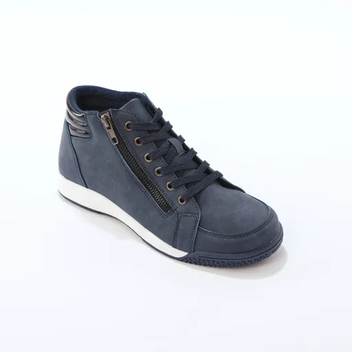 Teniși cu fermoar și șireturi