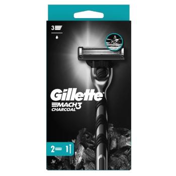 Gillette Aparat de ras Mach3 Charcoal + 2 capete