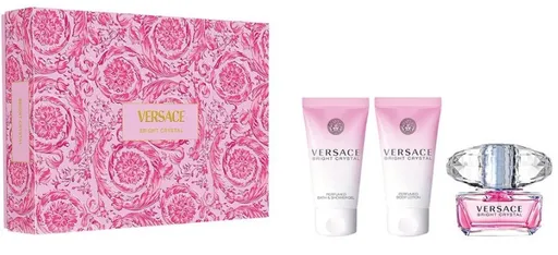 Versace Bright Crystal - EDT 50 ml + loțiune de corp 50 ml + gel de duș 50 ml (Christmas Edition)