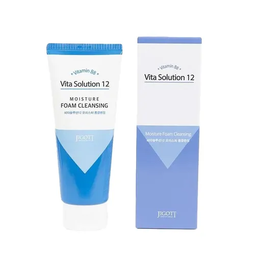 Spuma de curatare Vita Solution 12 Moisture 180ml - Jigott