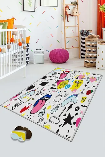 Covor, HMNT193, 100x200 cm, Multicolor