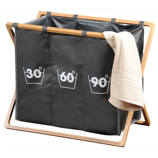 Kesper 19597 Coș pliabil pentru rufe, 57 x 63 x 38cm