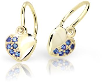 Cutie Jewellery Cercei pentru copii din aur galben C2160-10-X-1 albastru