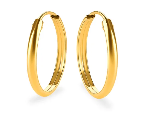 Brilio Cercei rotunzi din aur galben 14/500.661