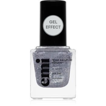 emi E.MiLac Gel Effect Ultra Strong lac de unghii cu efect de gel fără utilizarea lămpii UV/LED culoare Serpentin #134 9 ml