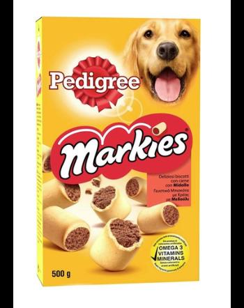 PEDIGREE Markies - Biscuiți crocanți umpluți cu măduvă osoasă 12 x 500 g