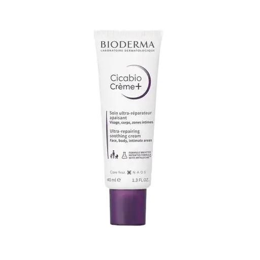 Bioderma Cremă calmantă de reparare Cicabio Crème+ (Ultra-Repairing Soothing Cream) 40 ml