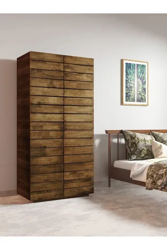 Dulap pentru haine, Hanah Home, Rb-167, 90x187x48 cm, Maro