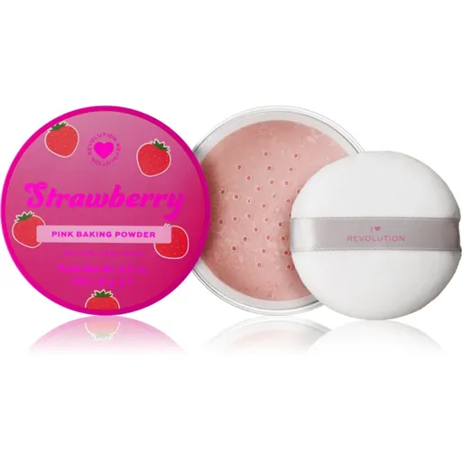 I Heart Revolution Milkshake Strawberry pudra pulbere matifianta culoare 22 g