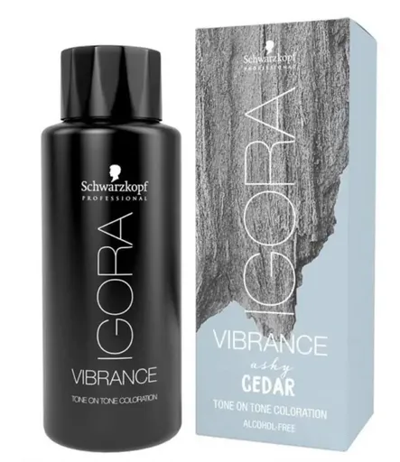 Vopsea de Par Demi-permanenta Schwarzkopf Professional Igora Vibrance Ashy Cedar 7.21, 60ml