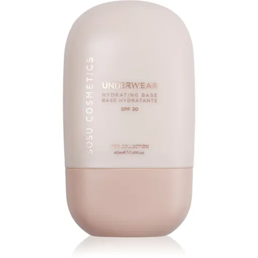 SOSU Cosmetics Underwear Hydrating Base baza pentru machiaj cu efect de hidratare SPF 30 40 ml