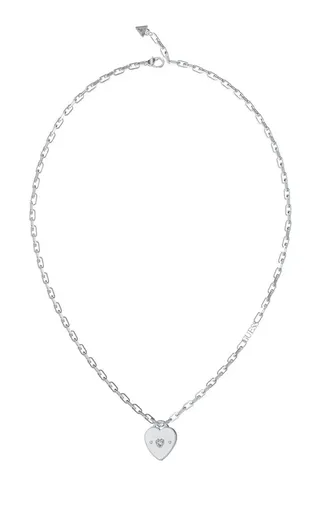 Guess Colier romantic din oțel Guess Amore JUBN05060JWRHT/U