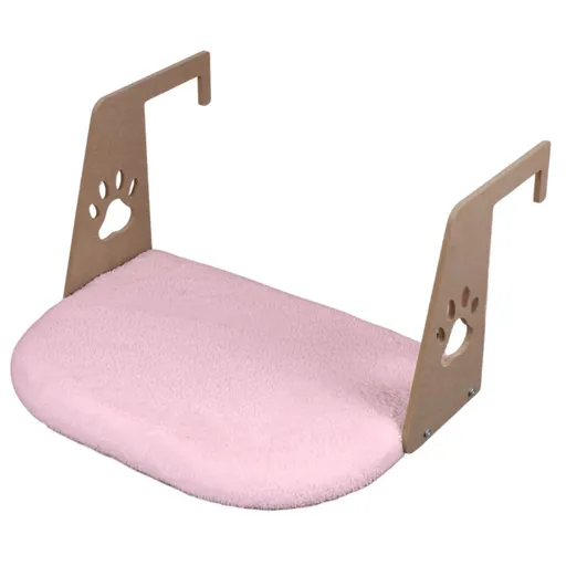 Pat pentru pisici, Paws & Whiskers, Riana, 100% WELSOFT FABRIC, Roz