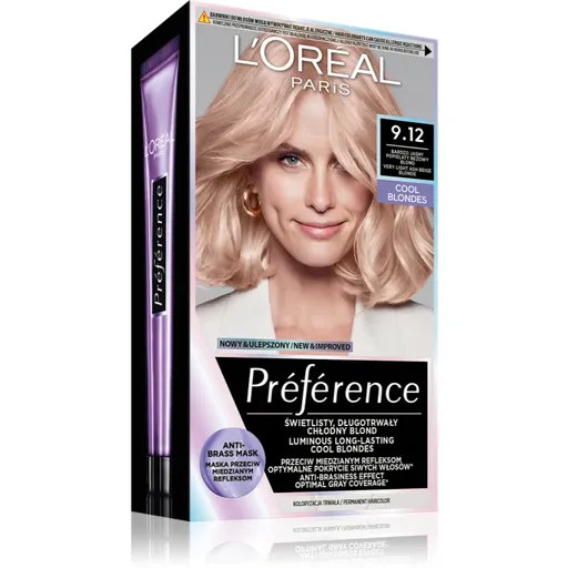 L’Oréal Paris Préférence culoare par culoare 9.12 Siberia 1 buc