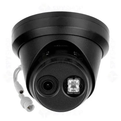 Camera IP AcuSense Hikvision DS-2CD2363G2-IUB, 6MP, lentila 2.8mm, IR 30m, 120 dB WDR, microfon, PoE, IP67, neagra