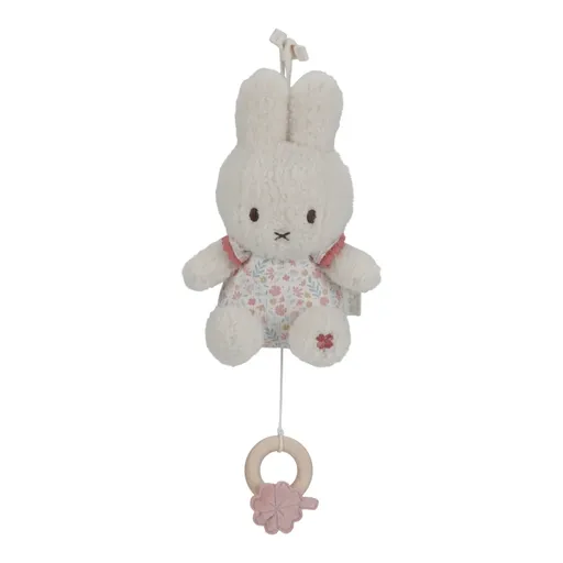 Little Dutch Miffy Fluffy Lucky Blossom Music Box jucărie suspendabilă contrastantă cu melodie 0 m+ Pink 1 buc