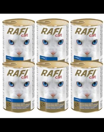 DOLINA NOTECI Rafi Adult hrana cu peste pentru pisici 6x415 g