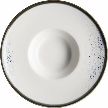 Mäser Farfurie Gourmet Pintar Alb puncte albastre26 cm, albastru