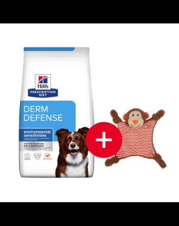 HILL'S Prescription Diet Canine Derm Defense 12 kg caini cu alergii + jucarie GRATIS