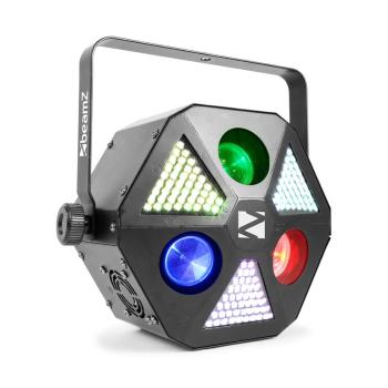 Beamz MADMAN, reflector led, 132 lumini rgb smd led, dmx sau regim automat