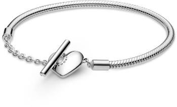 Pandora Brățară de argint cu inimă Moments 599285C00 21 cm