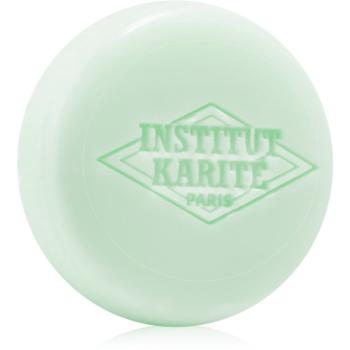 Institut Karité Paris Lily Of The Valley Shea Macaron Soap tuhé mýdlo + pouzdro 27 g