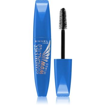 Rimmel ScandalEyes WOW Wings mascara rezistent la apă pentru curbare și volum culoare Black 12 ml