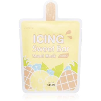 A’pieu Icing Sweet Bar Mask Pineapple masca de celule cu efect reimprospator 21 g