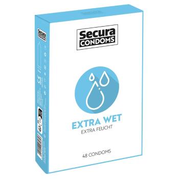 Prezervative Secura Extra Wet, 48 buc.