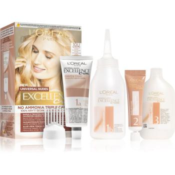 L’Oréal Paris Excellence Universal Nudes Culoare permanenta pentru par culoare 10U 1 buc