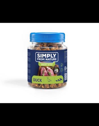 SIMPLY FROM NATURE Smart Bites Gustare pentru caini cu rata 130 g