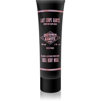 Institut Karité Paris Black Leather Shea Body Milk tělové mléko s bambuckým máslem 30 ml