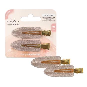Invisibobble Agrafă de păr Clipstar Glam Ease, 2 bucăți