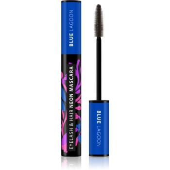 Dermacol Neon Eyelash & Hair mascara culoare Blue Lagoon 9 ml