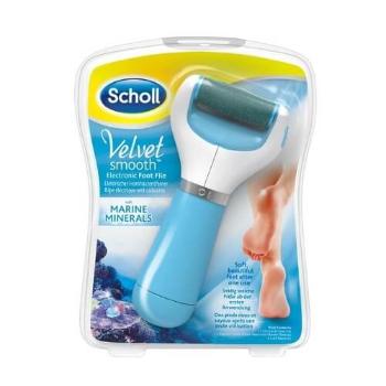 Scholl Pilă electrică pentru îngrijirea picioarelor cu minerale marine Velvet Smooth Marine Minerals